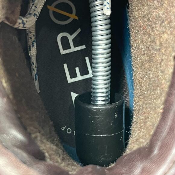 Cole Haan Men's Zerogrand Dark Brown Leather Waterproof Hiking Boots Size 7 - Picture 6 of 11